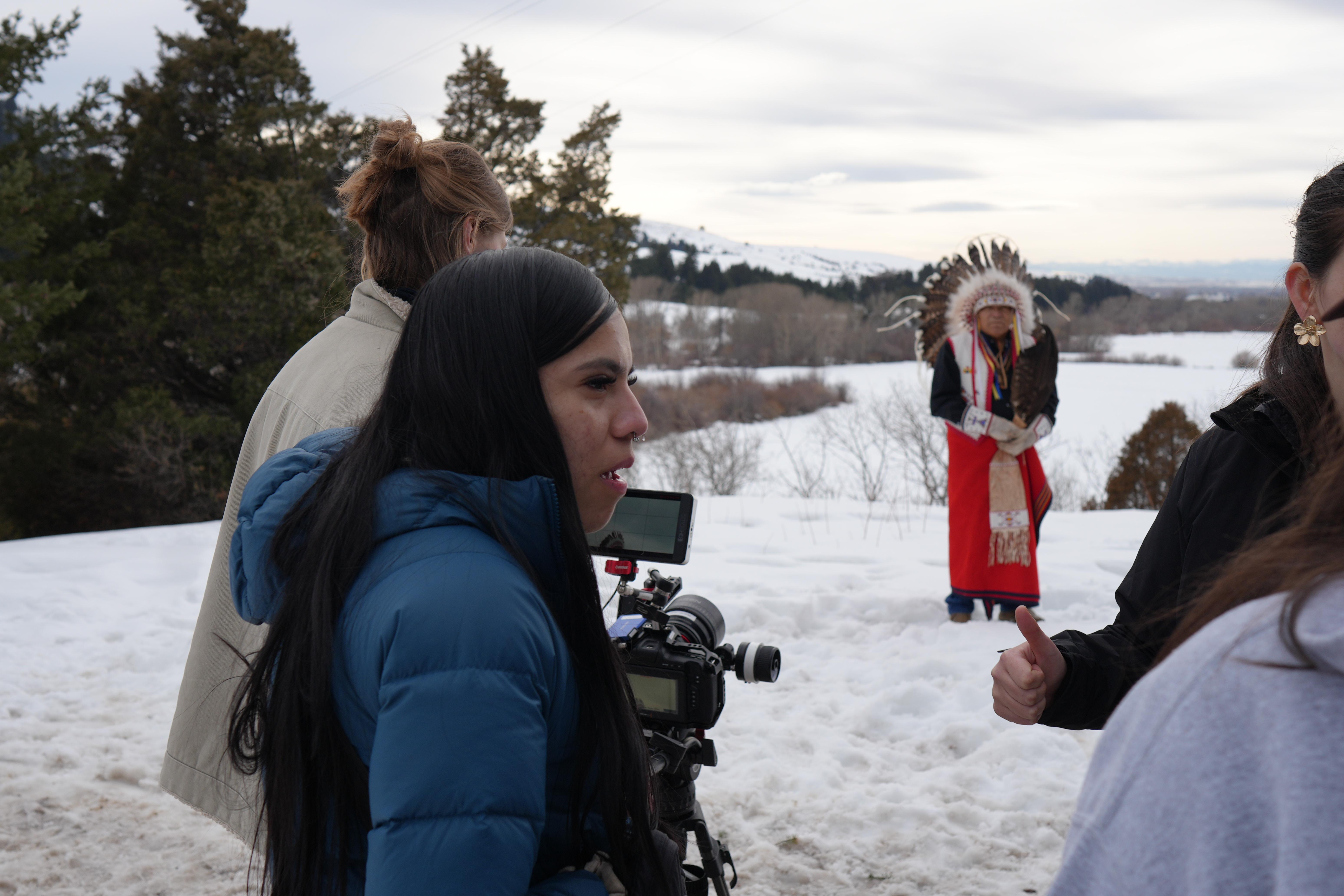 Production for Cheyenne Creation Story.