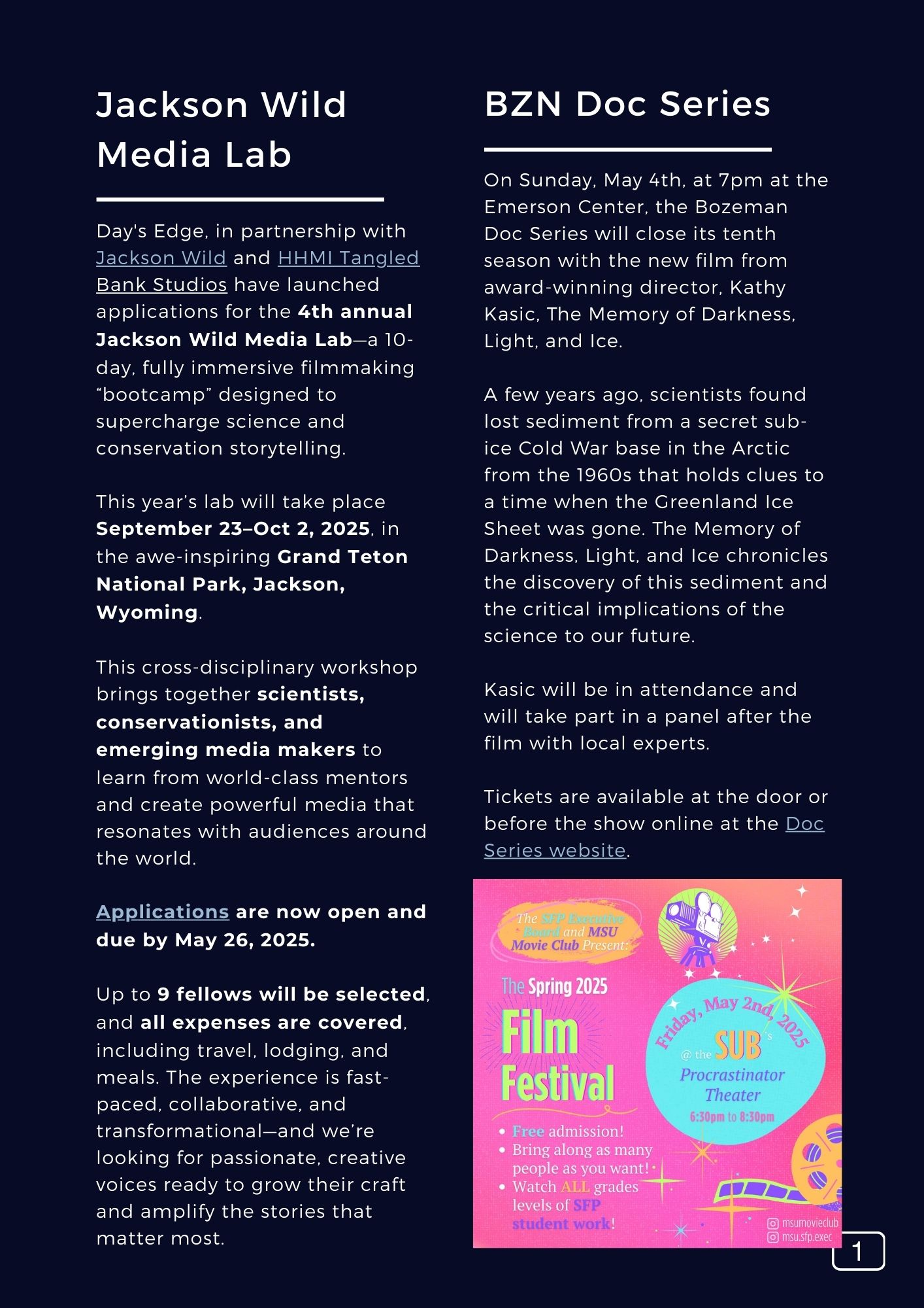 The SFP Snapshot V155 Page 2