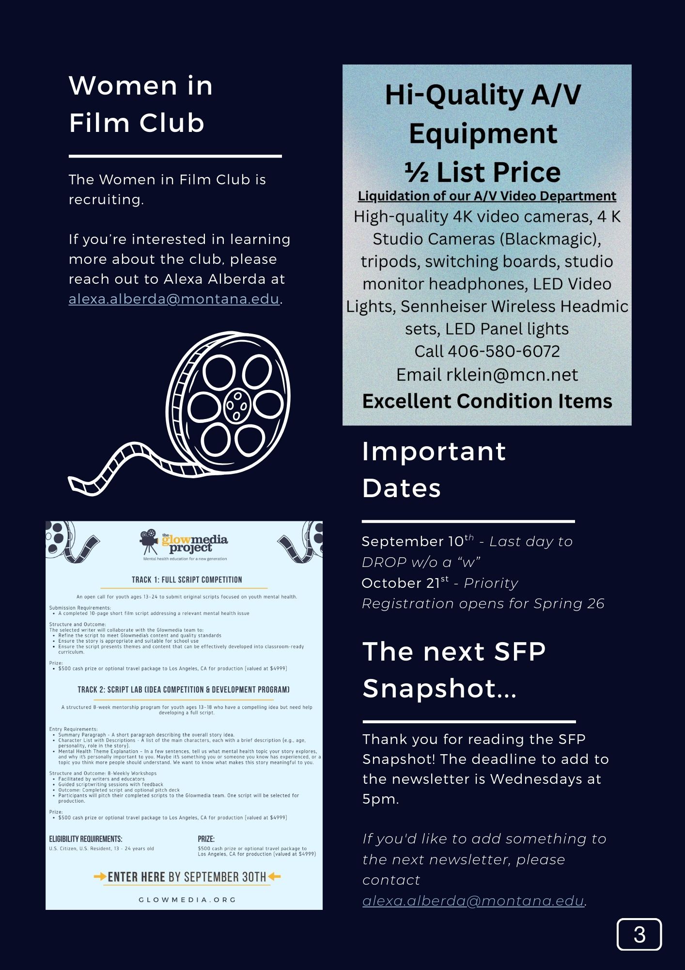 The SFP Snapshot V159 Page 4