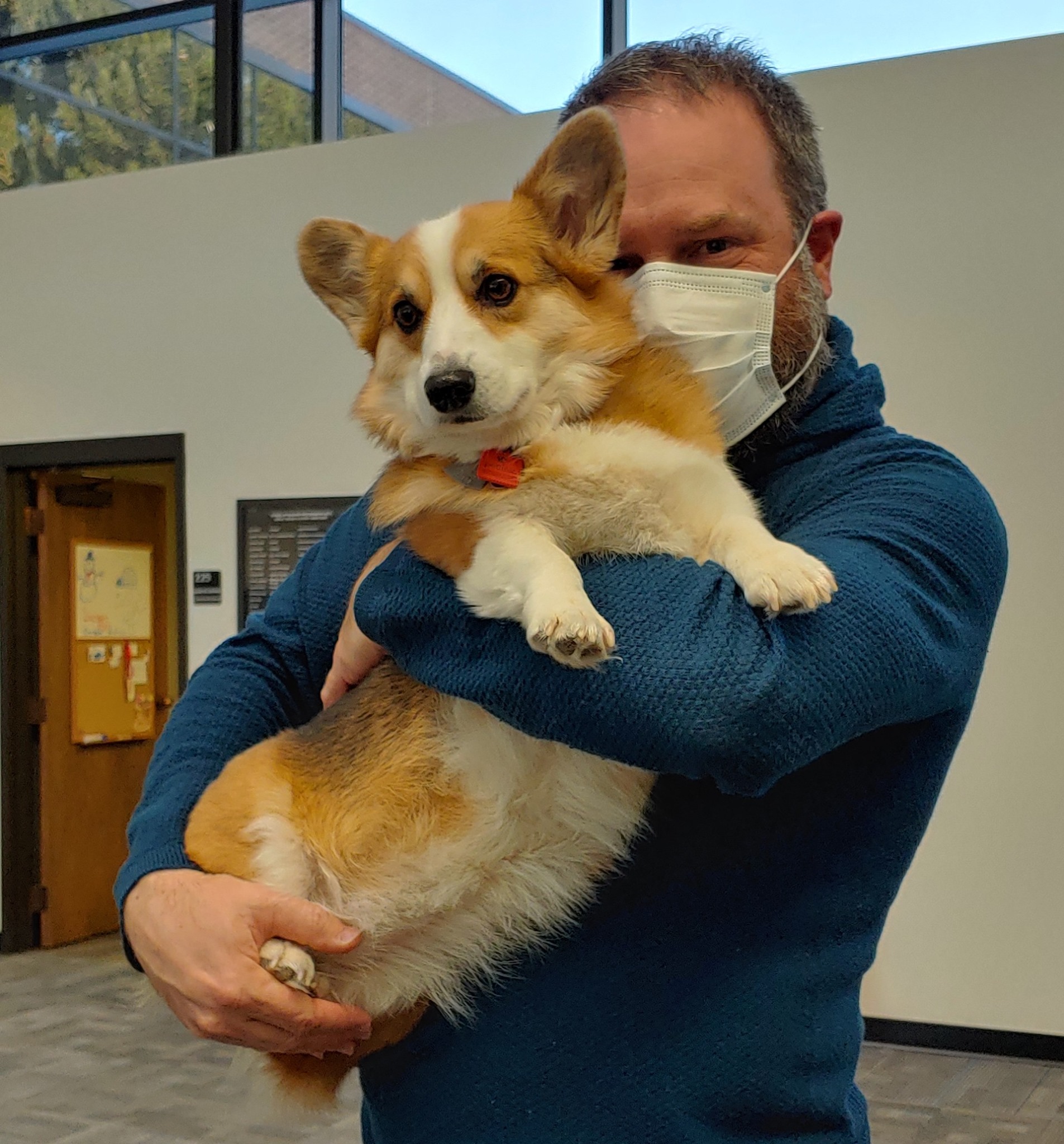 Karl Swingle received the February 2021 Corgi Award.