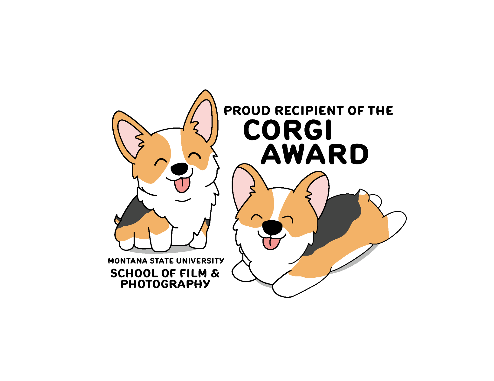 The Corgi Award Sticker